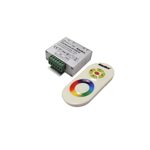 Controller RGB con Telecomando Touch RF 12/24V 15A